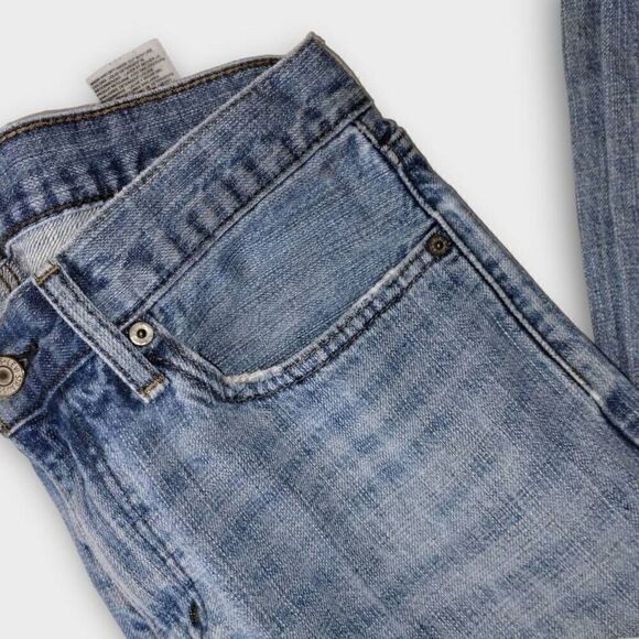 Levis 514 Mens Jeans Sz 31/32 Faded Washed Blue Denim Straight Regular Fit Y2K - Picture 4 of 8